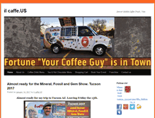 Tablet Screenshot of ilcaffeus.com